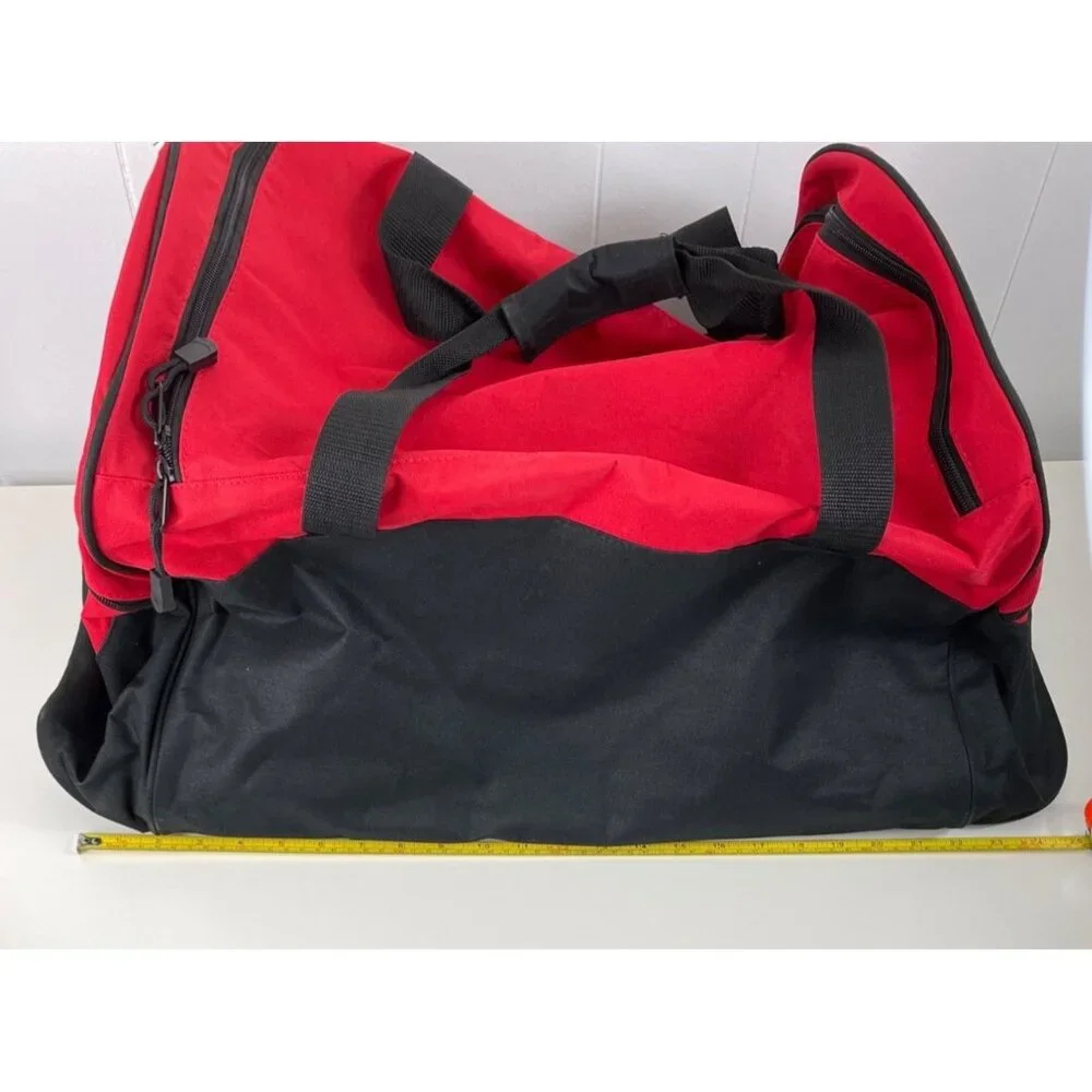 Ohio Valley Region Porsche Club of America Black & Red Canvas Duffle Bag